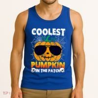 Coolest Pumpkin In The Patch Halloween Great Gift Tank Top thumb 3