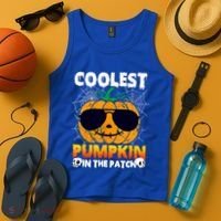Coolest Pumpkin In The Patch Halloween Great Gift Tank Top thumb 4
