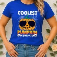Coolest Pumpkin In The Patch Halloween Great Gift Women's T-Shirt thumb 2