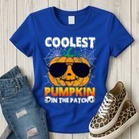 Coolest Pumpkin In The Patch Halloween Great Gift Women's T-Shirt thumb 3