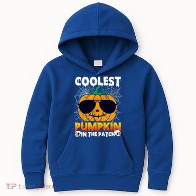 Coolest Pumpkin In The Patch Halloween Great Gift Kids Hoodie