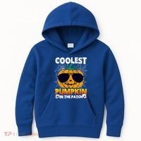 Coolest Pumpkin In The Patch Halloween Great Gift Kids Hoodie thumb 0