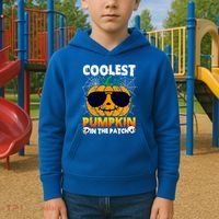 Coolest Pumpkin In The Patch Halloween Great Gift Kids Hoodie thumb 2