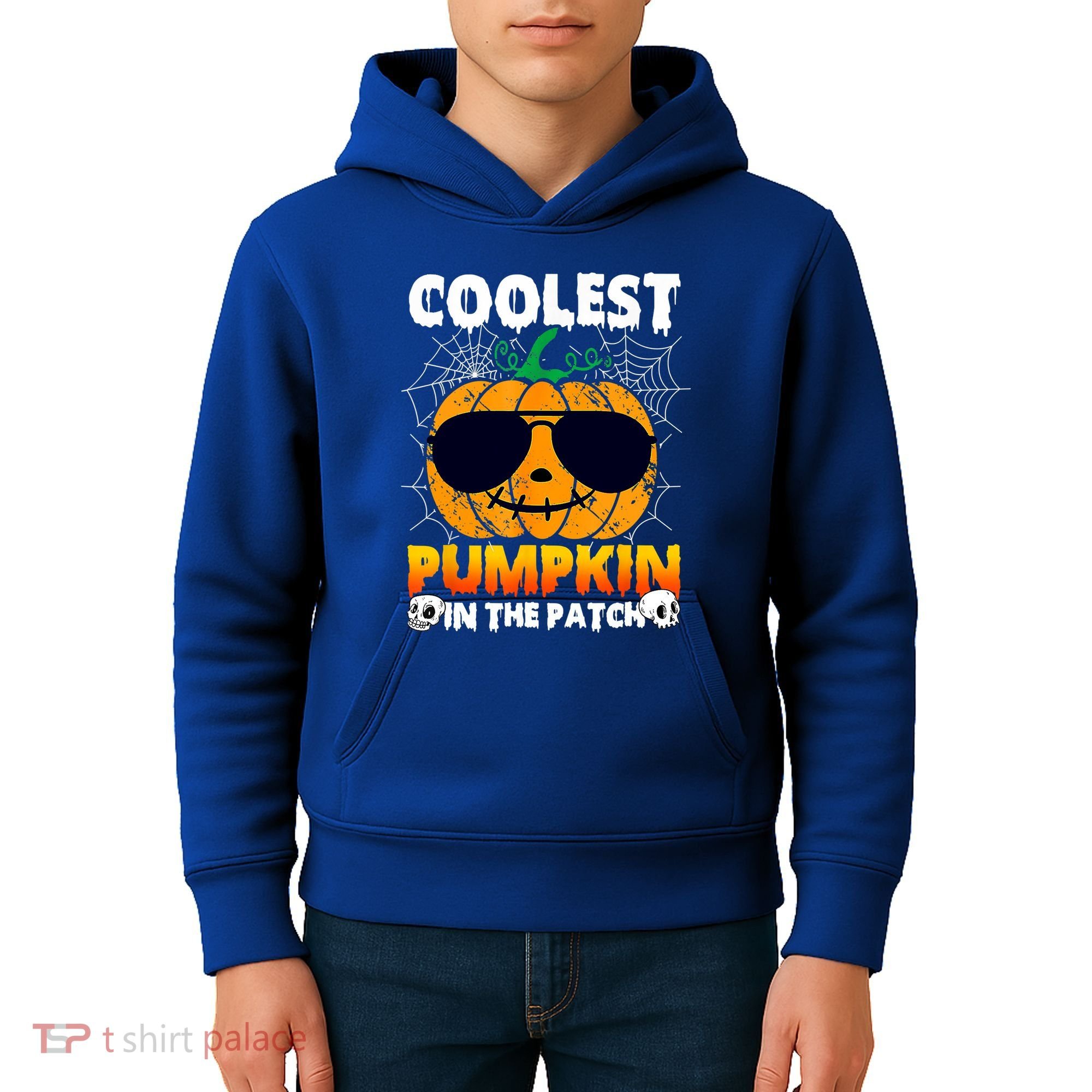 Coolest Pumpkin In The Patch Halloween Great Gift Kids Hoodie