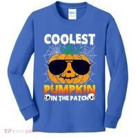 Coolest Pumpkin In The Patch Halloween Great Gift Kids Long Sleeve Shirt thumb 0