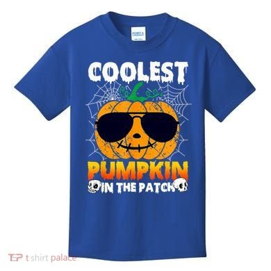 Coolest Pumpkin In The Patch Halloween Great Gift Kids T-Shirt