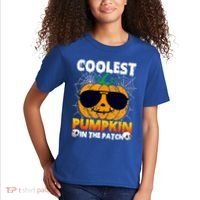 Coolest Pumpkin In The Patch Halloween Great Gift Kids T-Shirt thumb 2