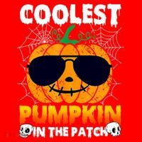 Coolest Pumpkin In The Patch Halloween Great Gift Santa Hat thumb 1