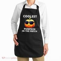 Coolest Pumpkin In The Patch Halloween Kids Apron thumb 2