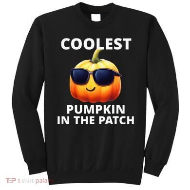 Coolest Pumpkin In The Patch Halloween Kids Sweatshirt