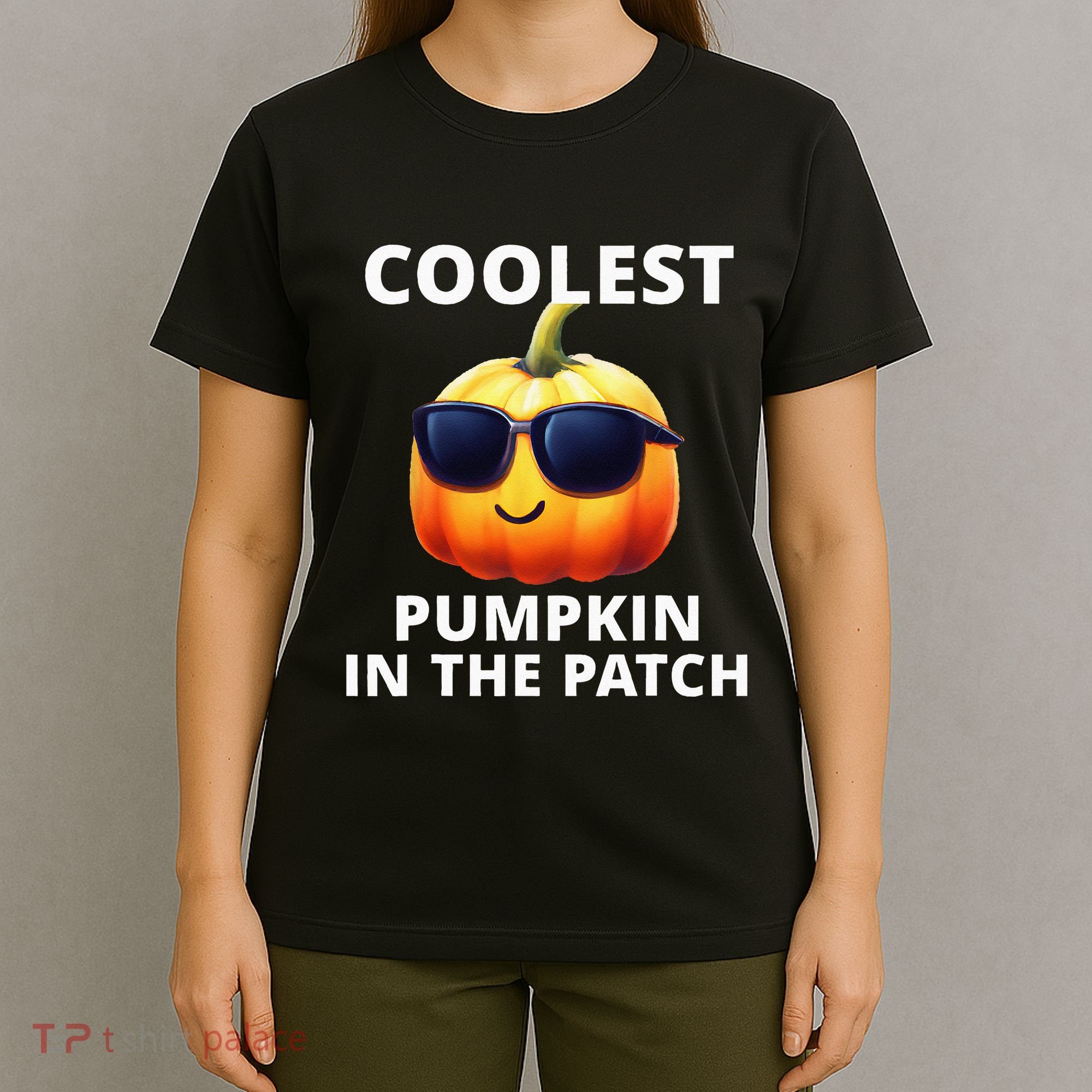 Coolest Pumpkin In The Patch Halloween Kids T-Shirt