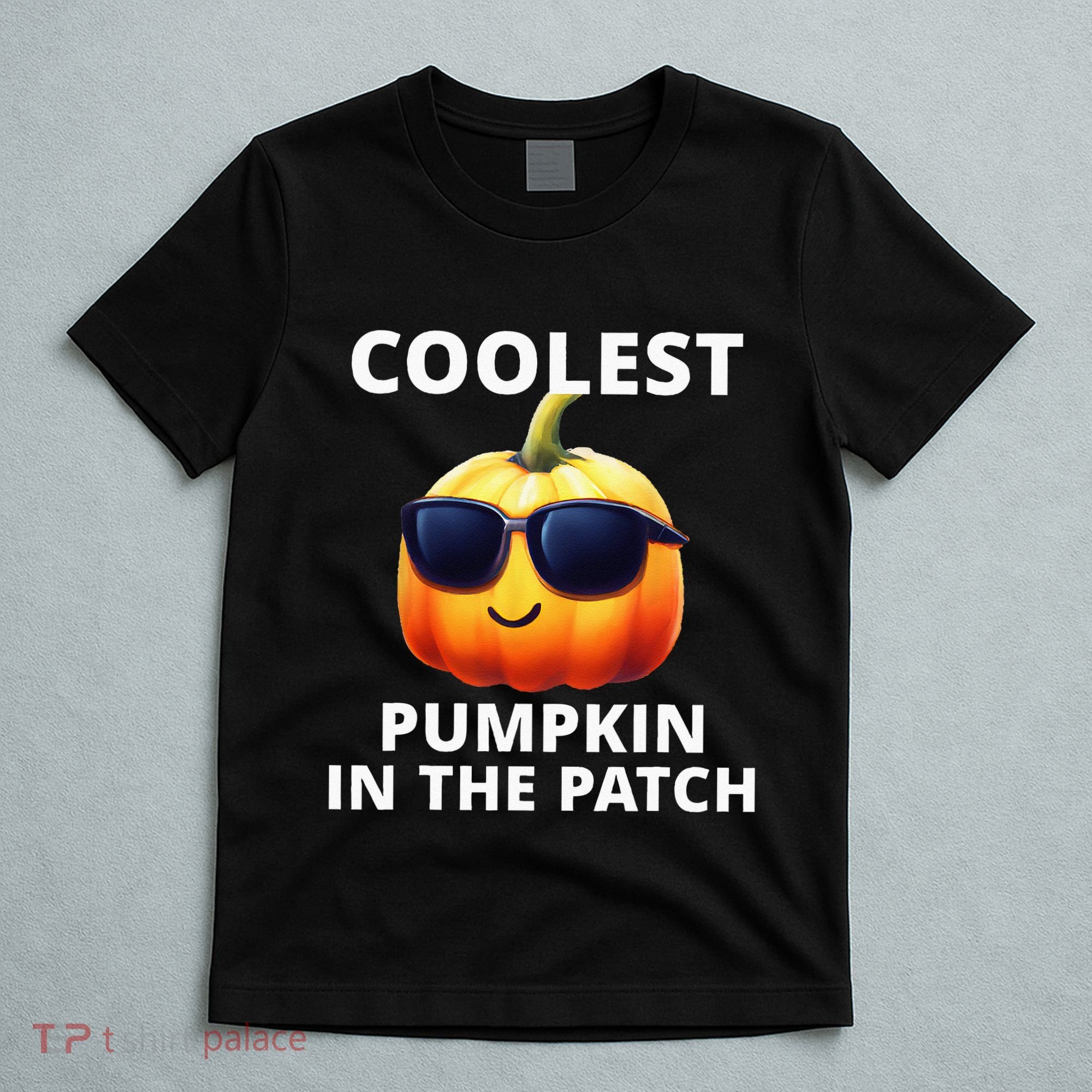 Coolest Pumpkin In The Patch Halloween Kids T-Shirt