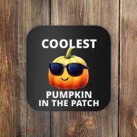 Coolest Pumpkin In The Patch Halloween Kids Coaster thumb 0