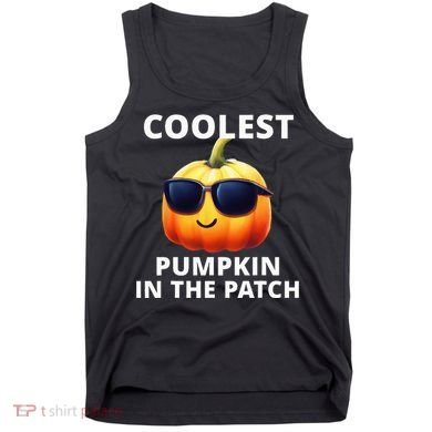 Coolest Pumpkin In The Patch Halloween Kids Tank Top
