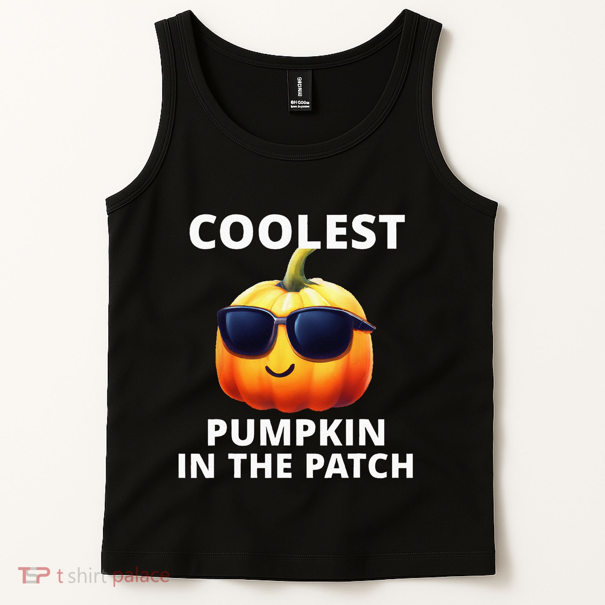 Coolest Pumpkin In The Patch Halloween Kids Tank Top