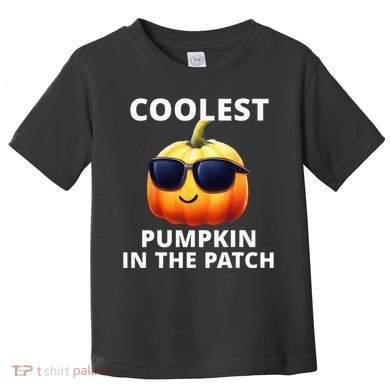 Coolest Pumpkin In The Patch Halloween Kids Toddler T-Shirt