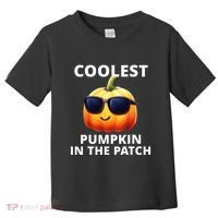 Coolest Pumpkin In The Patch Halloween Kids Toddler T-Shirt thumb 0