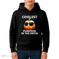 Coolest Pumpkin In The Patch Halloween Kids Kids Hoodie thumb 4