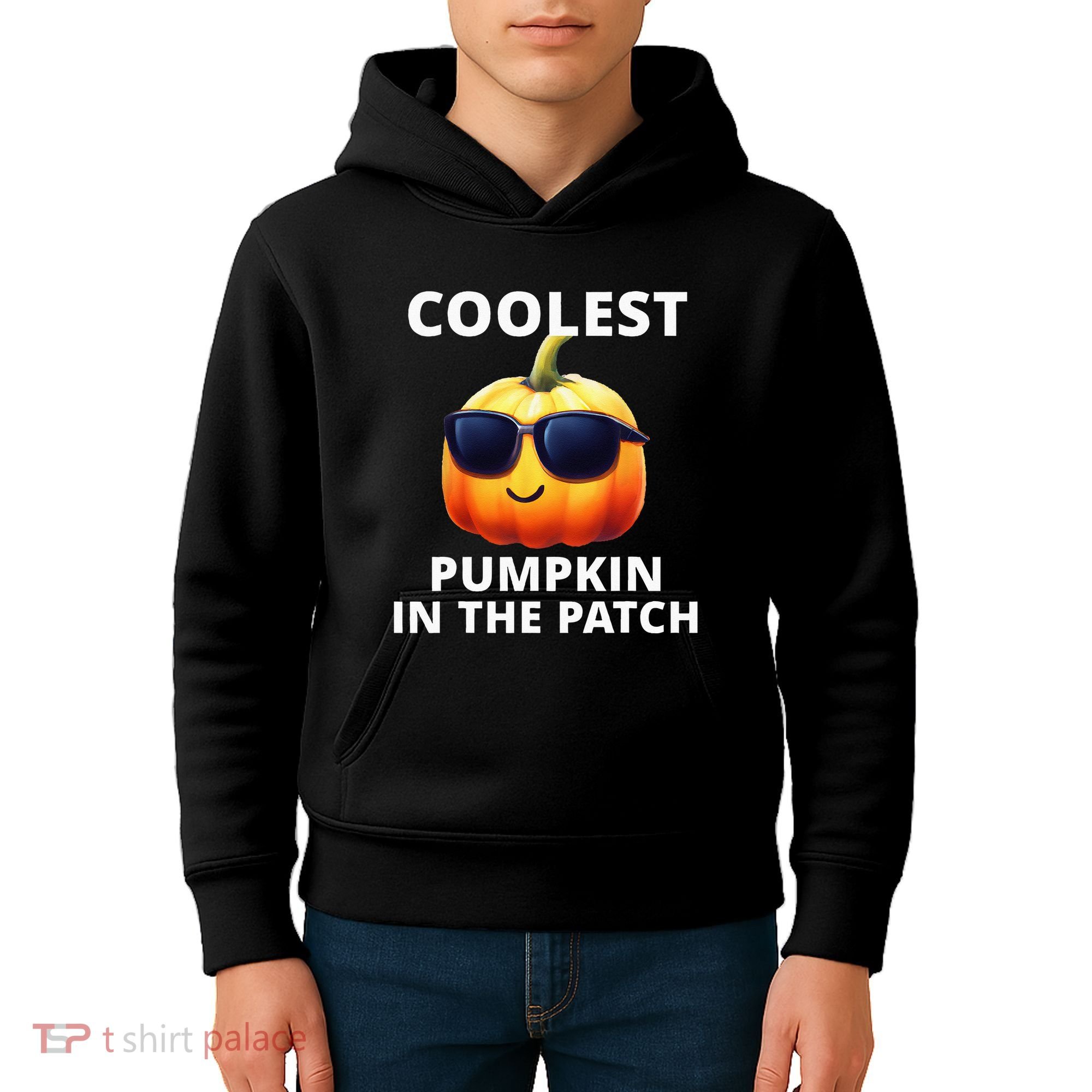 Coolest Pumpkin In The Patch Halloween Kids Kids Hoodie