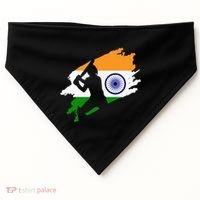 Cricket Patriotic India Sports Jersey USA-Made Doggie Bandana thumb 0
