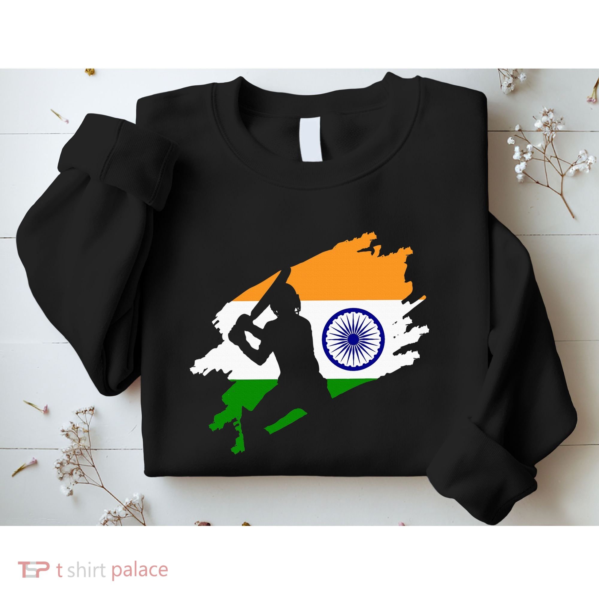 Cricket Patriotic India Sports Jersey Sweatshirt