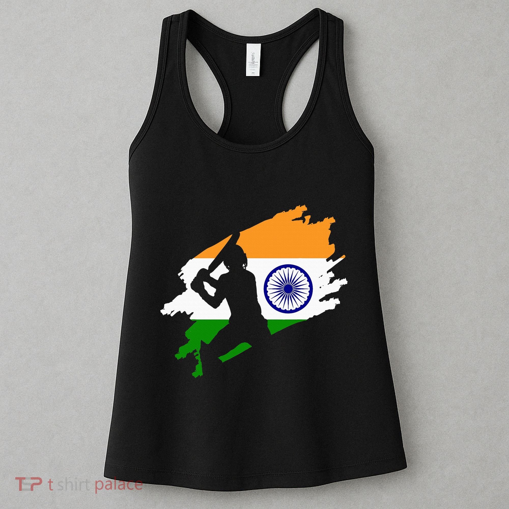 Cricket Patriotic India Sports Jersey Women's Tank Top