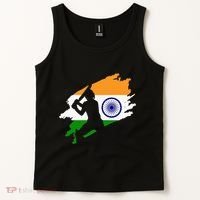 Cricket Patriotic India Sports Jersey Tank Top thumb 2
