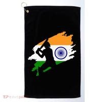 Cricket Patriotic India Sports Jersey Golf Towel thumb 0