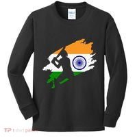 Cricket Patriotic India Sports Jersey Kids Long Sleeve Shirt thumb 0