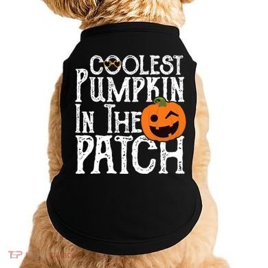 Coolest Pumpkin In The Patch Halloween Doggie Tank