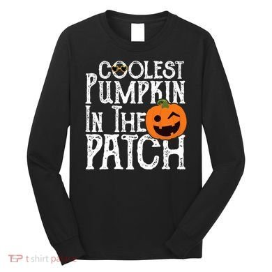 Coolest Pumpkin In The Patch Halloween Long Sleeve Shirt