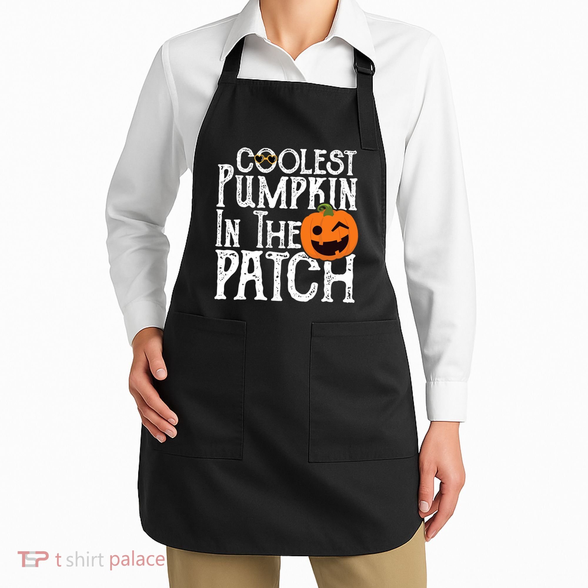 Coolest Pumpkin In The Patch Halloween Apron