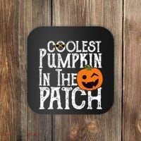 Coolest Pumpkin In The Patch Halloween Coaster thumb 0