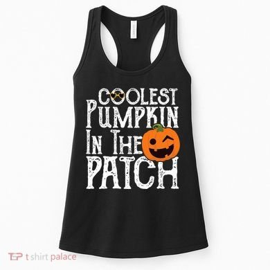 Coolest Pumpkin In The Patch Halloween Women's Tank Top