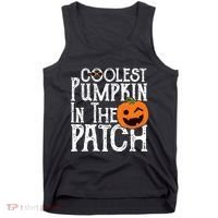 Coolest Pumpkin In The Patch Halloween Tank Top thumb 0