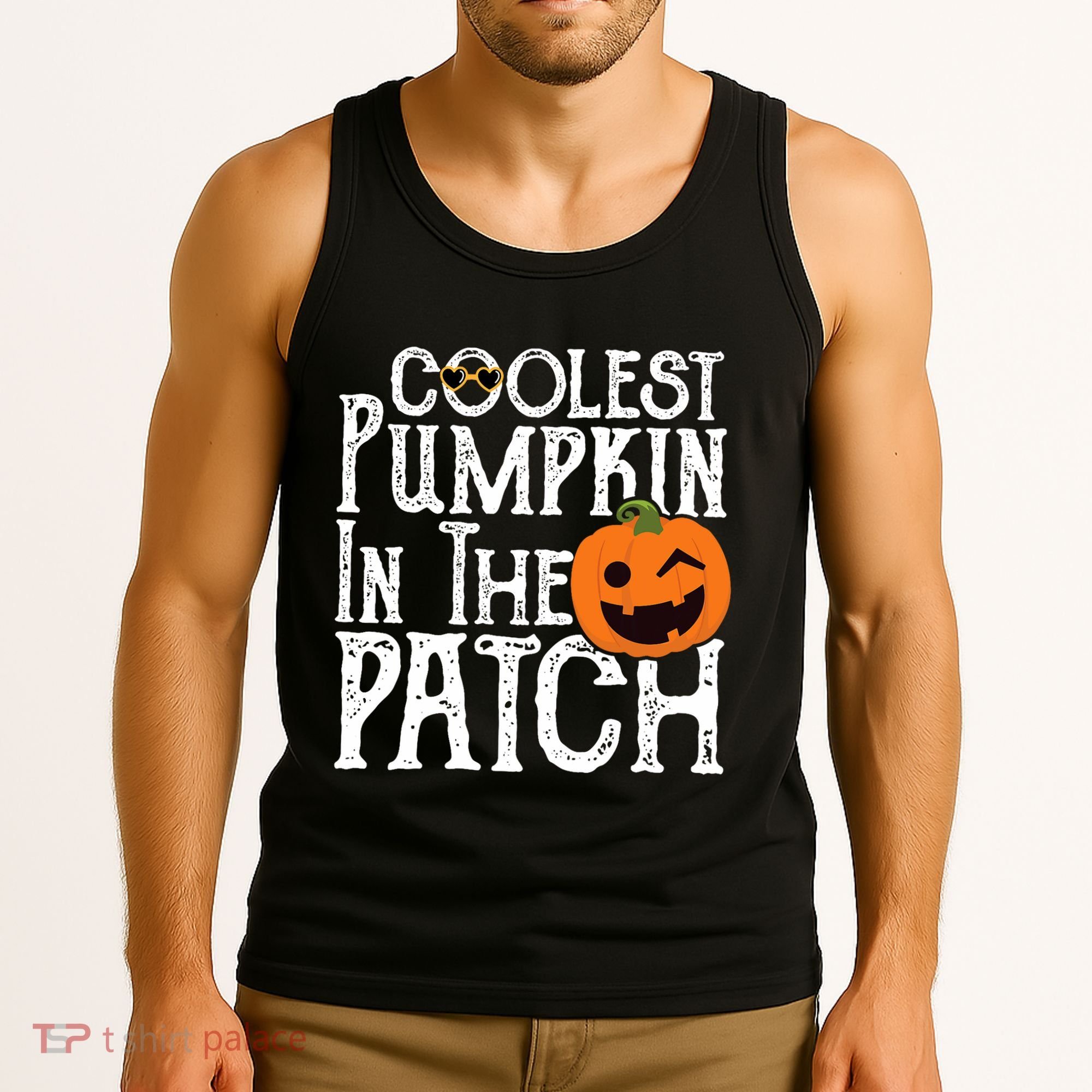 Coolest Pumpkin In The Patch Halloween Tank Top