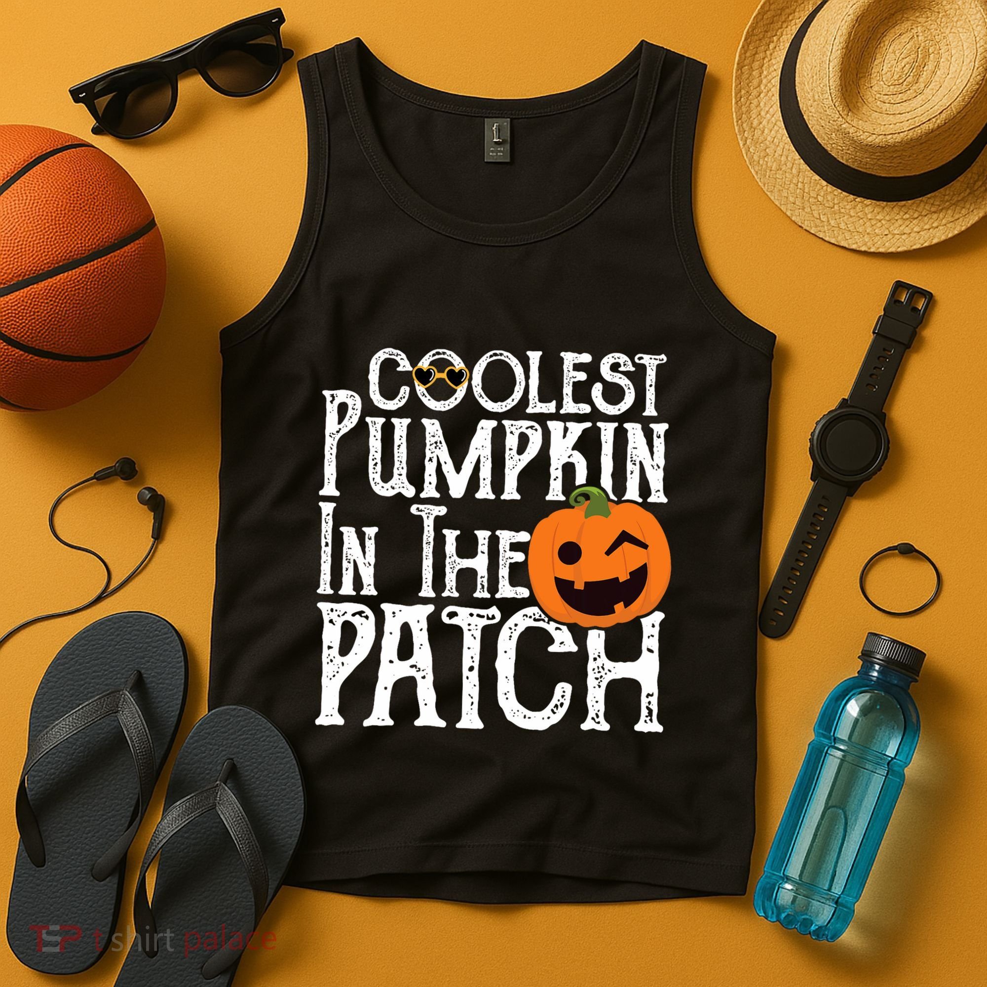 Coolest Pumpkin In The Patch Halloween Tank Top
