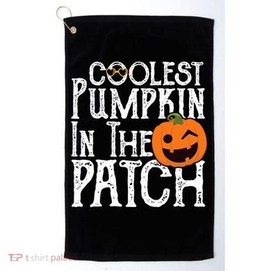 Coolest Pumpkin In The Patch Halloween Golf Towel