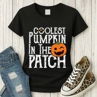 Coolest Pumpkin In The Patch Halloween Women's T-Shirt thumb 3