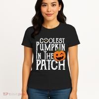 Coolest Pumpkin In The Patch Halloween Women's T-Shirt thumb 4