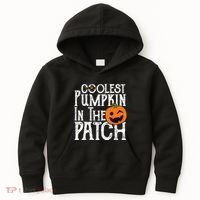 Coolest Pumpkin In The Patch Halloween Kids Hoodie thumb 0