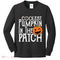 Coolest Pumpkin In The Patch Halloween Kids Long Sleeve Shirt thumb 0