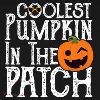 Coolest Pumpkin In The Patch Halloween Kids Long Sleeve Shirt thumb 2