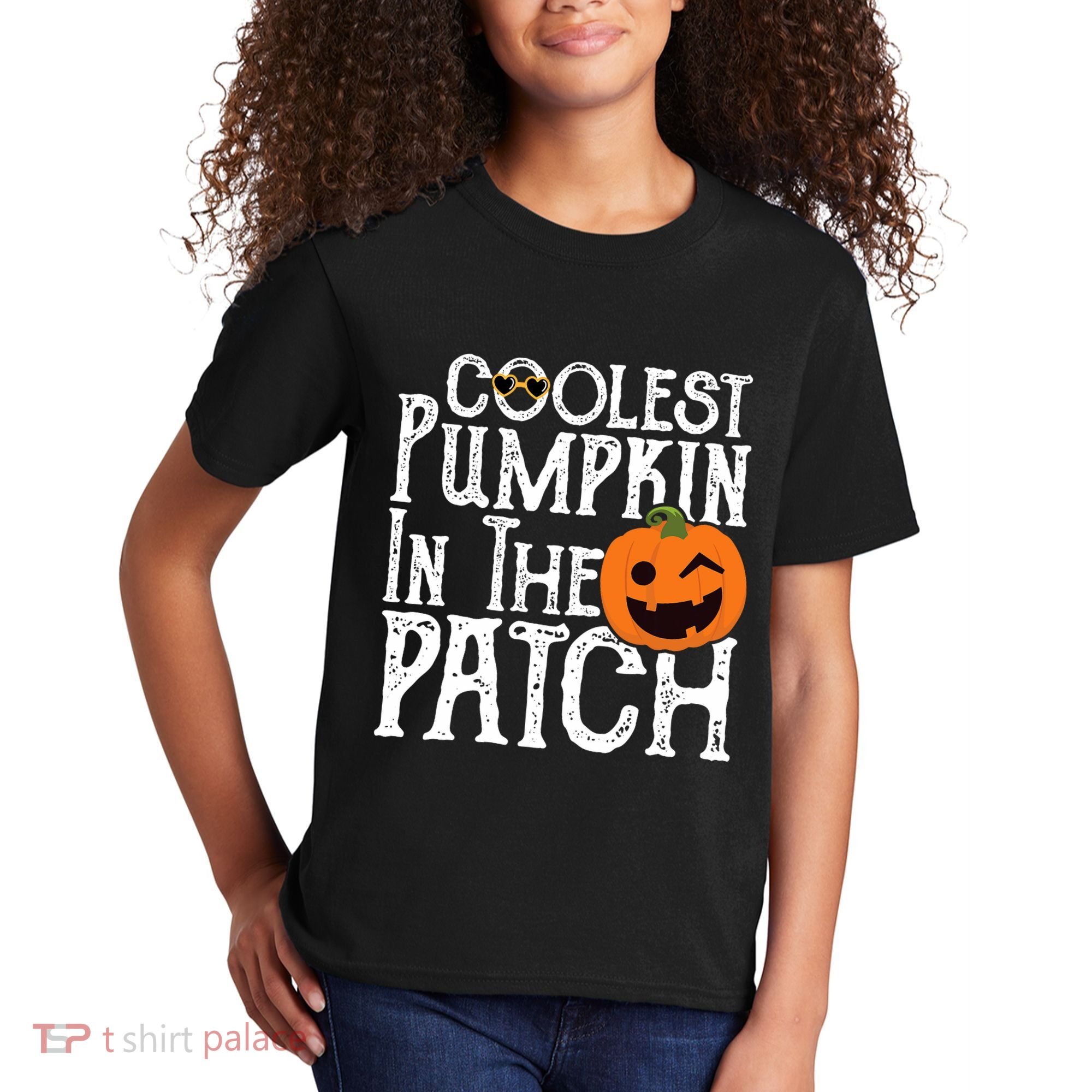 Coolest Pumpkin In The Patch Halloween Kids T-Shirt