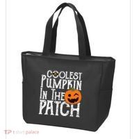Coolest Pumpkin In The Patch Halloween Tote Bag thumb 3