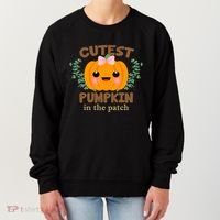 Cutest Pumpkin In The Patch October Women's Sweatshirt thumb 0