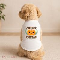 Cutest Pumpkin In The Patch October Doggie Tank thumb 2