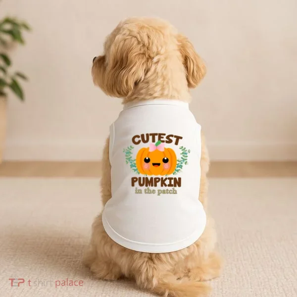 Cutest Pumpkin In The Patch October Doggie Tank