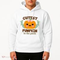 Cutest Pumpkin In The Patch October Hoodie thumb 2