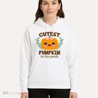 Cutest Pumpkin In The Patch October Hoodie thumb 5